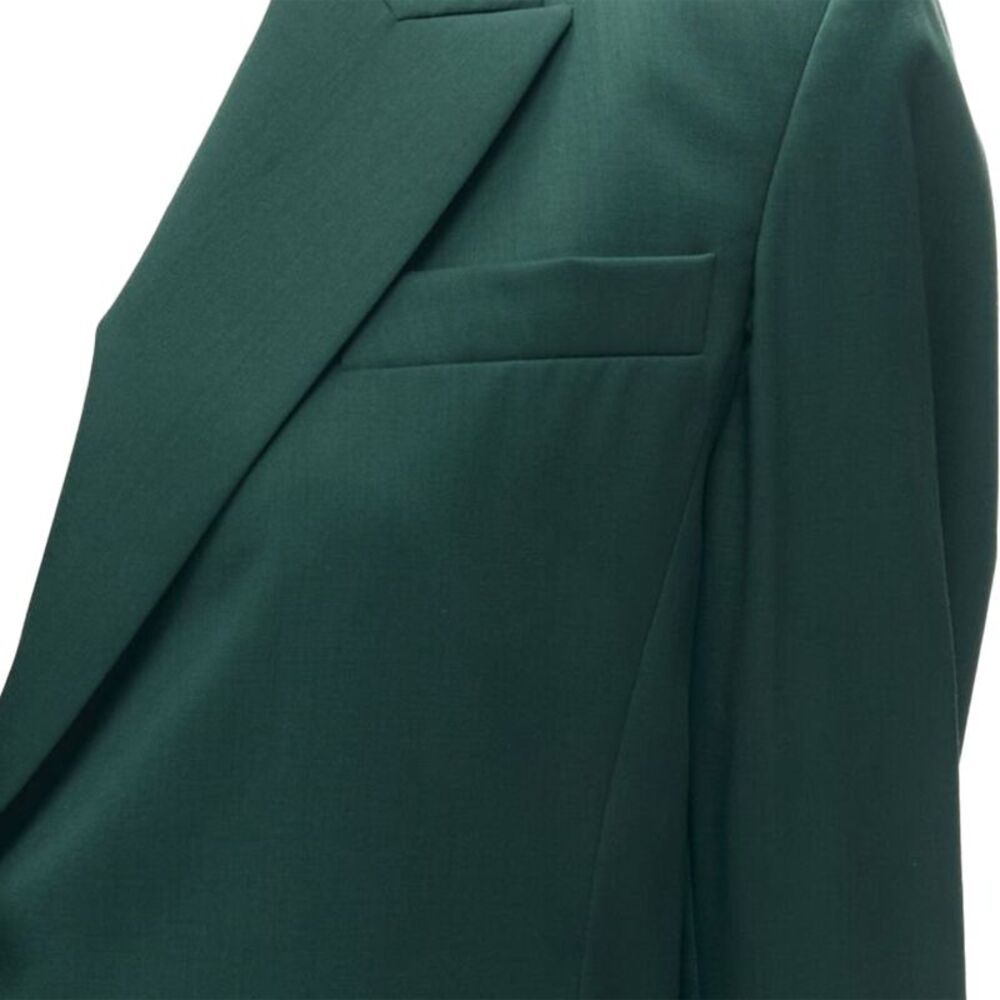 Ryan Roche wool lapel single button blazer jacket - Picture 2 of 6
